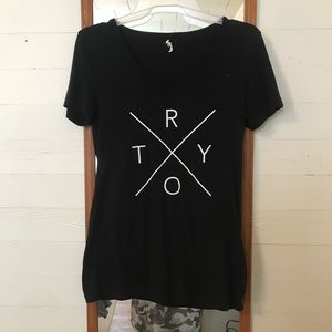 Troy Trojans football fitted t shirt